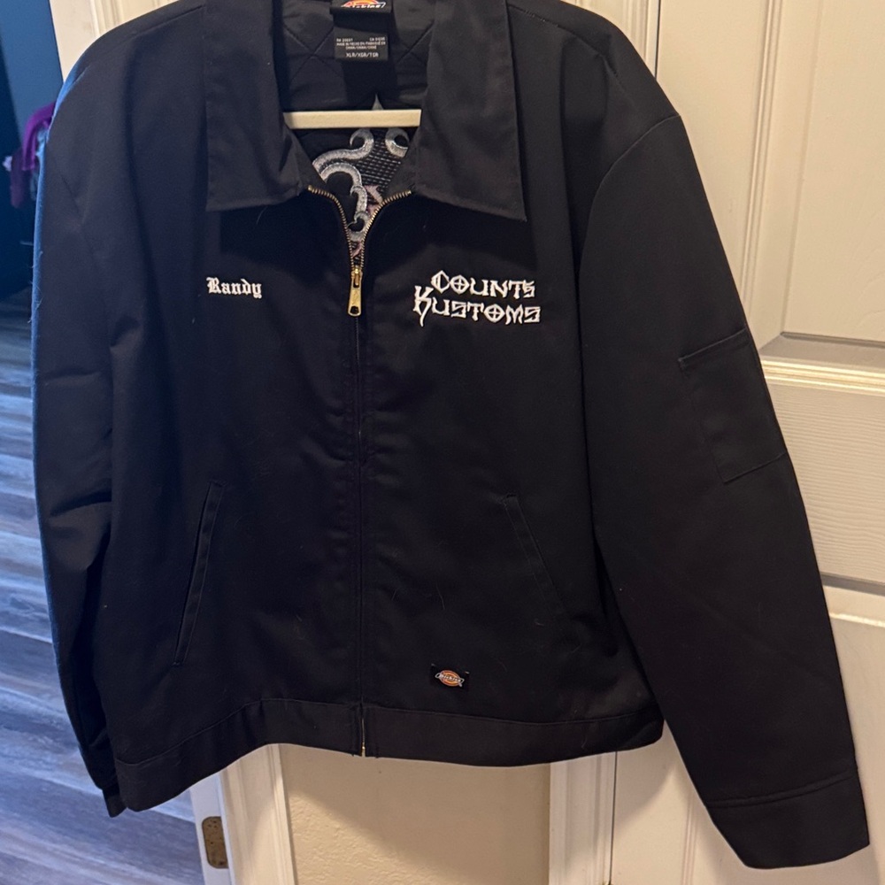 Dickies Black Counts Kustoms Embroidered Jacket